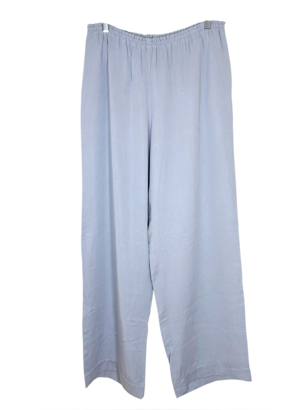 Soft Surroundings Tencel Wide Leg Pants Blue‎ L